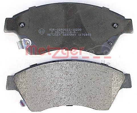 METZGER 1170393 Bremsbelagsatz, Scheibenbremse